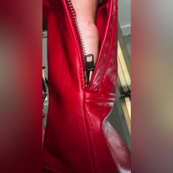 Kathy Ireland Ginuwine, leather and polyester interior size M red super soft - Picture 12 of 15